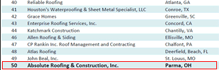 #50 in Top 100 Contractors in 2011