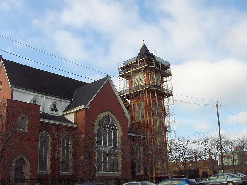 Photo of a building under construction